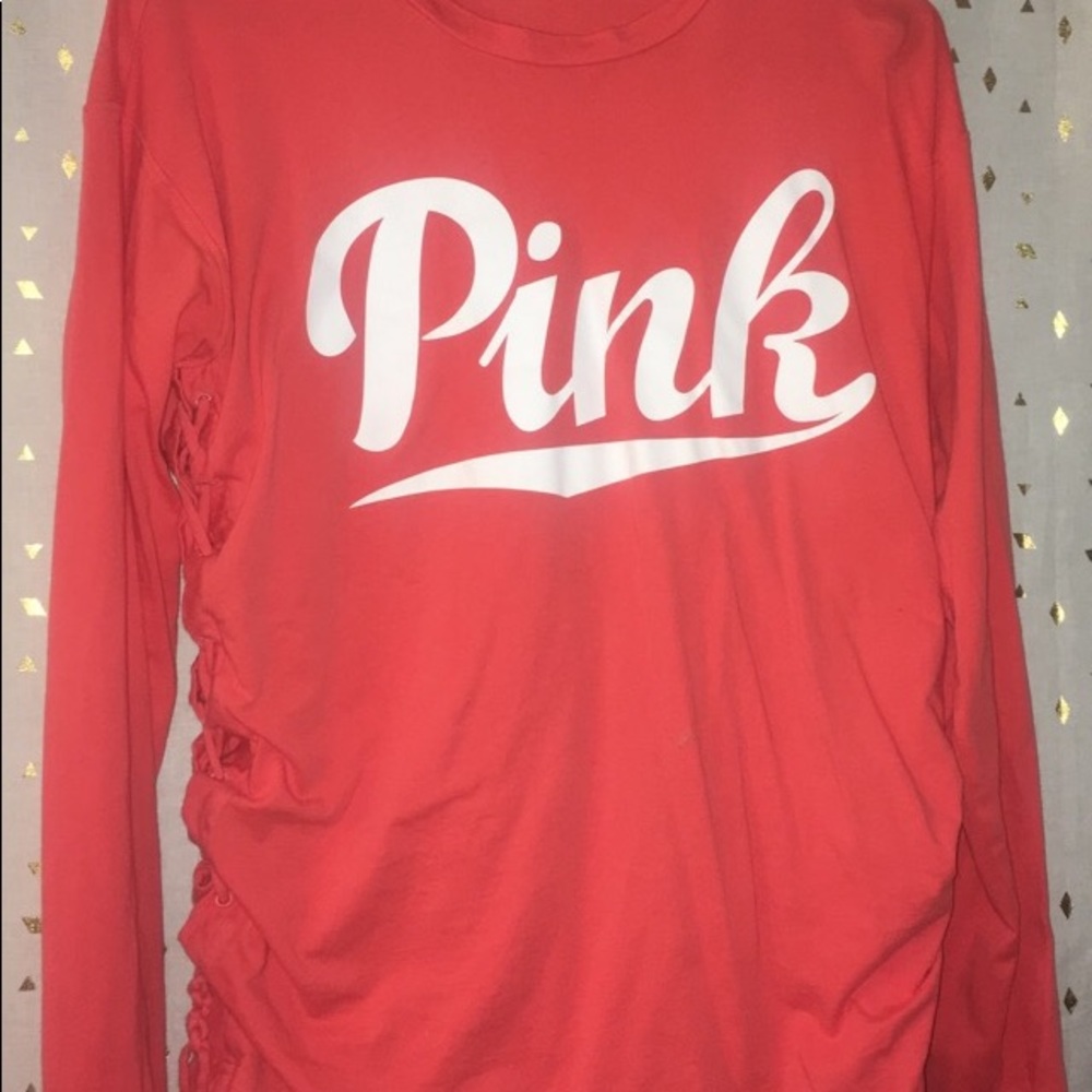 PINK LONGSLEEVED T-SHIRT